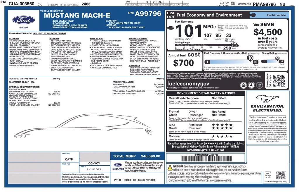 ford mustang mach-e 2023 3FMTK1R42PMA99796 image ford mustang mach-e 2023 3FMTK1R42PMA99796 image